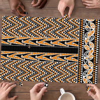 New Zealand Maori Niho Taniwha Puzzle Karaka Mangopare and Puhoro Pattern - Polynesian Pride