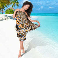 New Zealand Maori Niho Taniwha Sarong Karaka Mangopare and Puhoro Pattern LT9 - Polynesian Pride