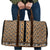 New Zealand Maori Niho Taniwha Travel Bag Karaka Mangopare and Puhoro Pattern - Polynesian Pride