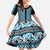 New Zealand Maori Niho Taniwha Family Matching Off The Shoulder Long Sleeve Dress and Hawaiian Shirt Kikorangi Mangopare and Puhoro Pattern
