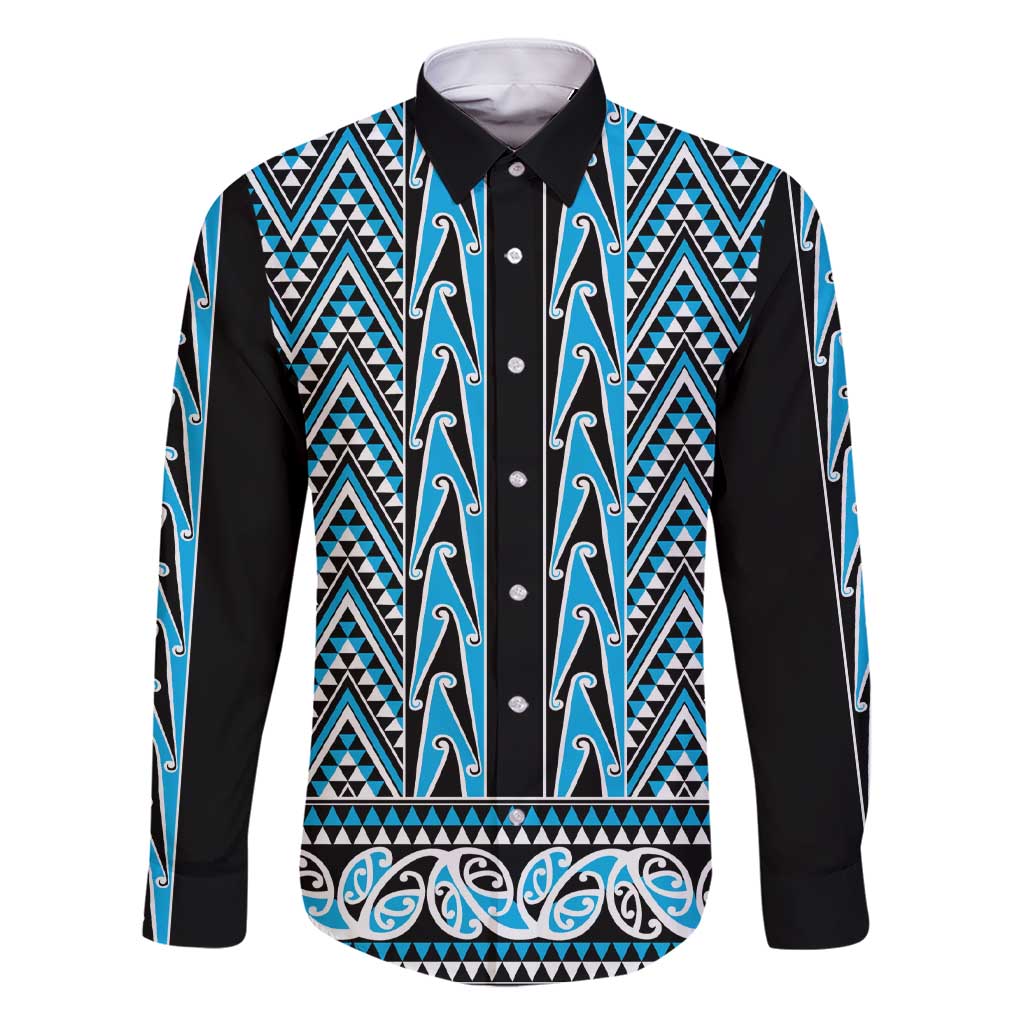 New Zealand Maori Niho Taniwha Family Matching Short Sleeve Bodycon Dress and Hawaiian Shirt Kikorangi Mangopare and Puhoro Pattern