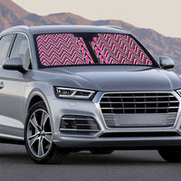 New Zealand Maori Niho Taniwha Auto Sun Shade Mawhero Mangopare and Puhoro Pattern - Polynesian Pride