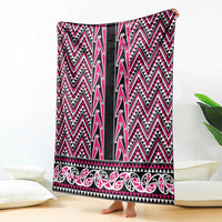 New Zealand Maori Niho Taniwha Blanket Mawhero Mangopare and Puhoro Pattern LT9 - Polynesian Pride