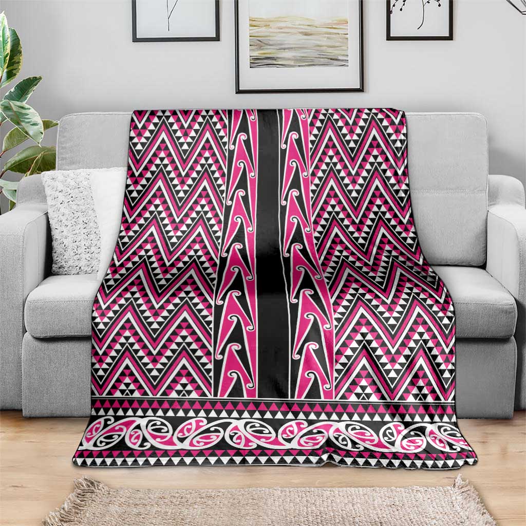 New Zealand Maori Niho Taniwha Blanket Mawhero Mangopare and Puhoro Pattern LT9 - Polynesian Pride