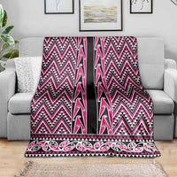 New Zealand Maori Niho Taniwha Blanket Mawhero Mangopare and Puhoro Pattern LT9 - Polynesian Pride