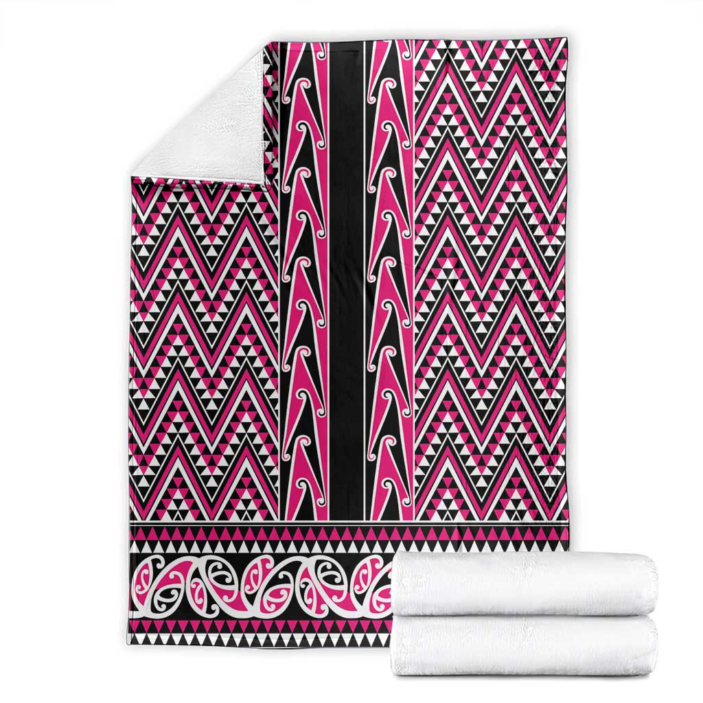 New Zealand Maori Niho Taniwha Blanket Mawhero Mangopare and Puhoro Pattern LT9 - Polynesian Pride