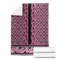 New Zealand Maori Niho Taniwha Blanket Mawhero Mangopare and Puhoro Pattern LT9 - Polynesian Pride
