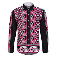 New Zealand Maori Niho Taniwha Family Matching Off The Shoulder Long Sleeve Dress and Hawaiian Shirt Mawhero Mangopare and Puhoro Pattern