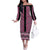New Zealand Maori Niho Taniwha Family Matching Off The Shoulder Long Sleeve Dress and Hawaiian Shirt Mawhero Mangopare and Puhoro Pattern