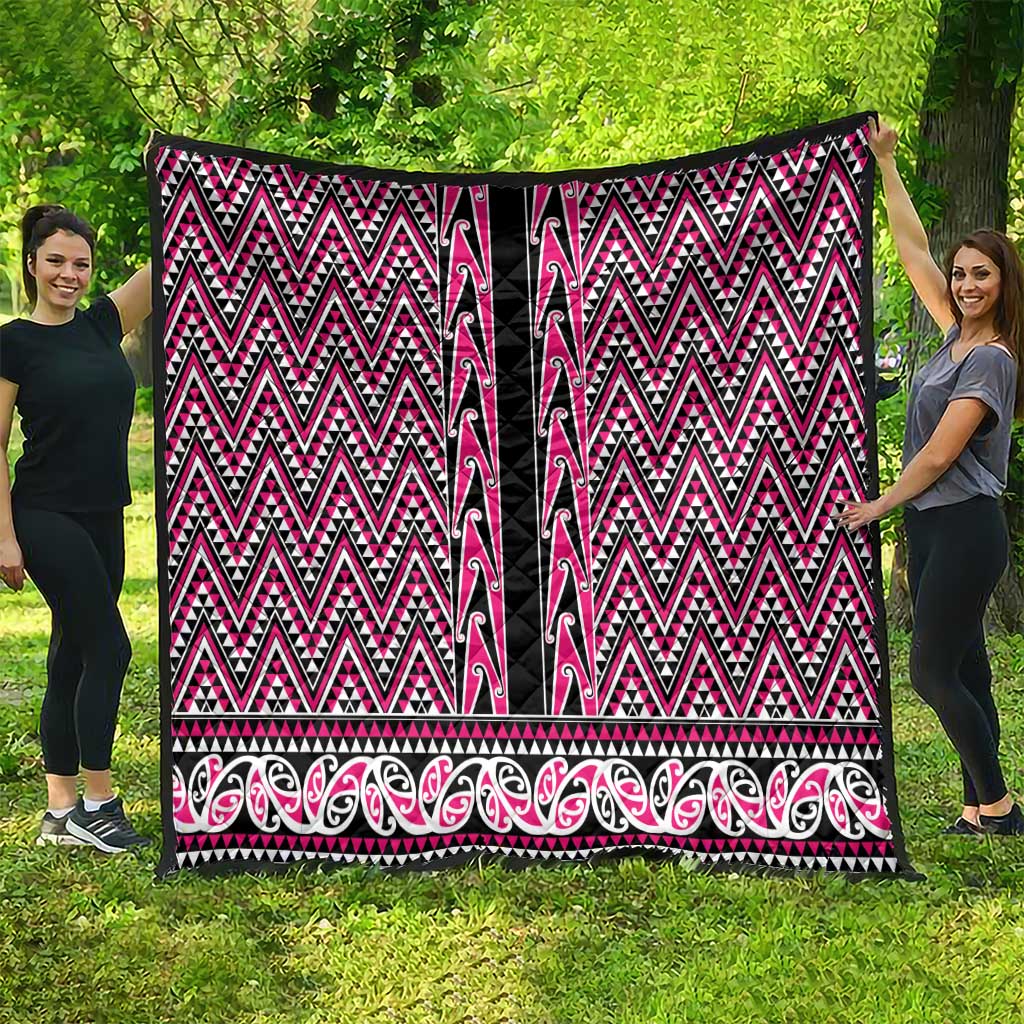 New Zealand Maori Niho Taniwha Quilt Mawhero Mangopare and Puhoro Pattern LT9 - Polynesian Pride