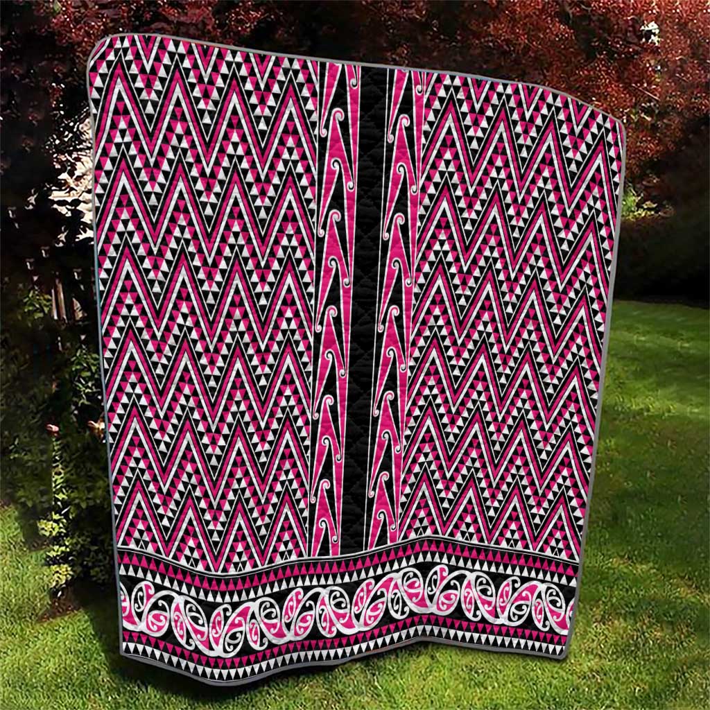 New Zealand Maori Niho Taniwha Quilt Mawhero Mangopare and Puhoro Pattern LT9 - Polynesian Pride