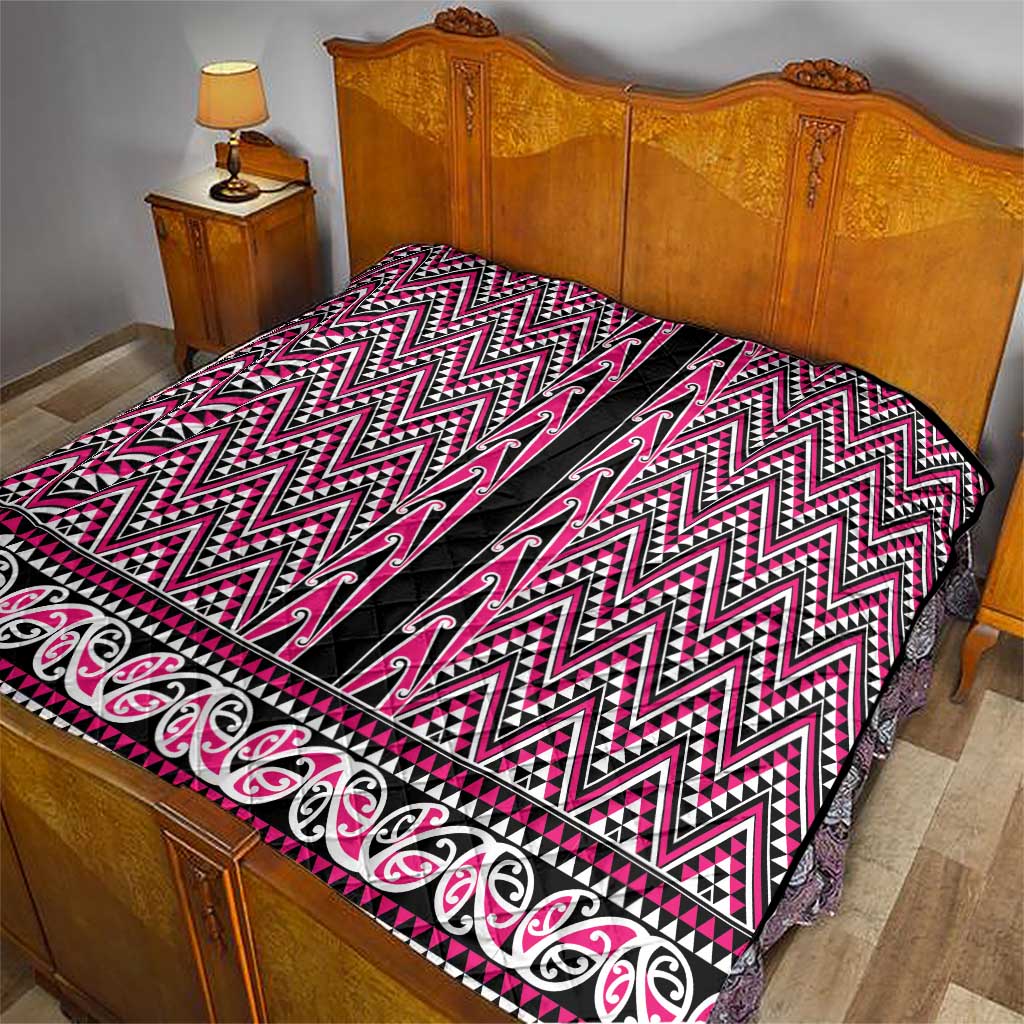 New Zealand Maori Niho Taniwha Quilt Mawhero Mangopare and Puhoro Pattern LT9 - Polynesian Pride