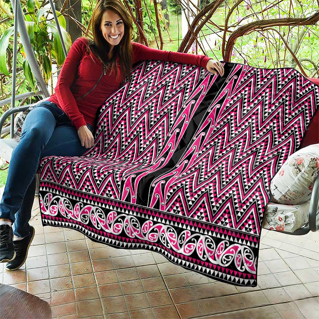 New Zealand Maori Niho Taniwha Quilt Mawhero Mangopare and Puhoro Pattern LT9 - Polynesian Pride