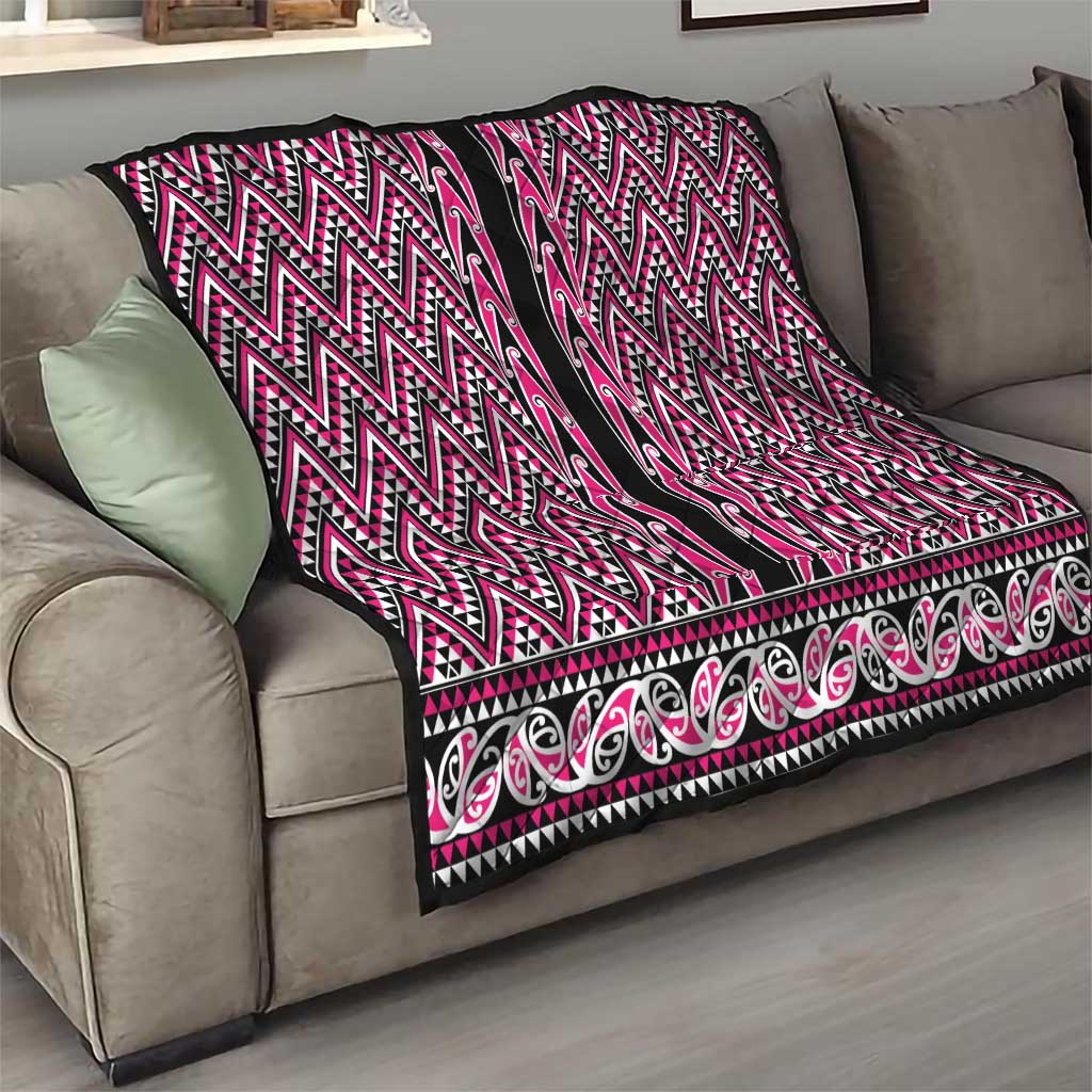 New Zealand Maori Niho Taniwha Quilt Mawhero Mangopare and Puhoro Pattern LT9 - Polynesian Pride