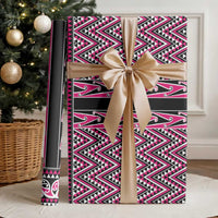 New Zealand Maori Niho Taniwha Wrapping Paper Mawhero Mangopare and Puhoro Pattern - Polynesian Pride