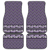 New Zealand Maori Niho Taniwha Car Mats Waiporopo Mangopare and Puhoro Pattern LT9 - Polynesian Pride