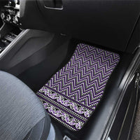 New Zealand Maori Niho Taniwha Car Mats Waiporopo Mangopare and Puhoro Pattern LT9 - Polynesian Pride
