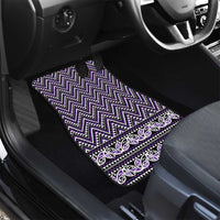 New Zealand Maori Niho Taniwha Car Mats Waiporopo Mangopare and Puhoro Pattern LT9 - Polynesian Pride