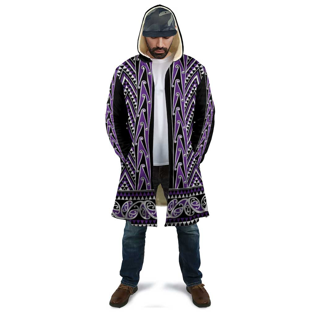 New Zealand Maori Niho Taniwha Cloak Waiporopo Mangopare and Puhoro Pattern - Polynesian Pride
