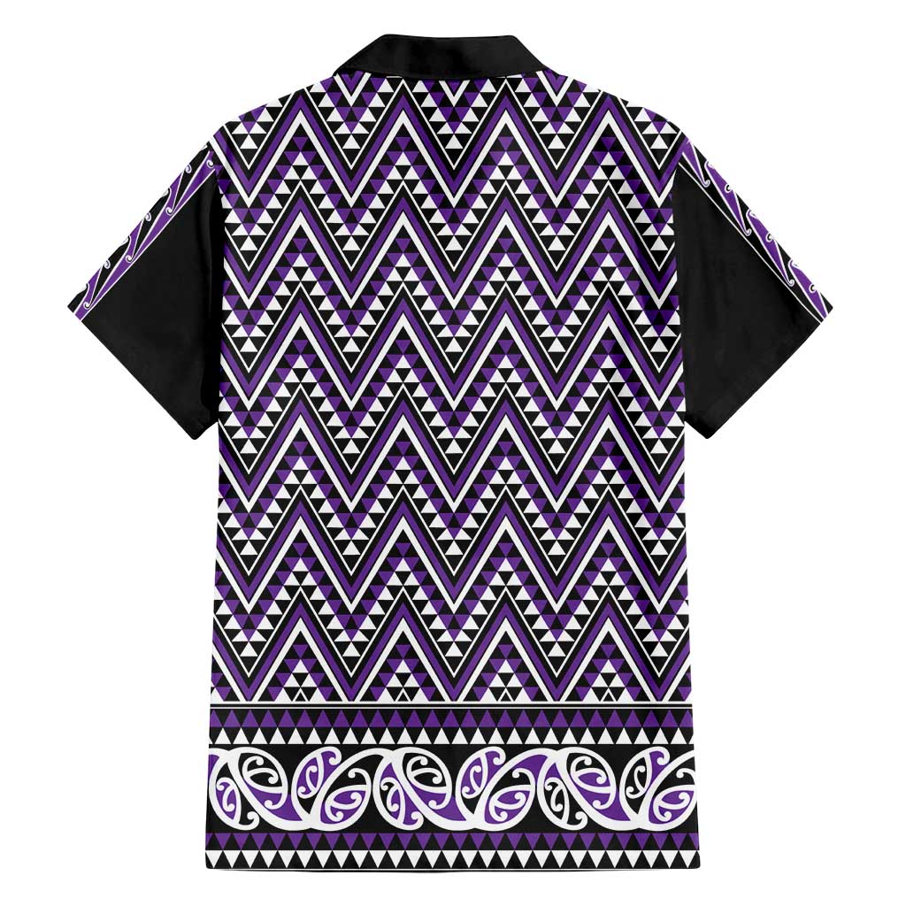 New Zealand Maori Niho Taniwha Family Matching Off Shoulder Short Dress and Hawaiian Shirt Waiporopo Mangopare and Puhoro Pattern