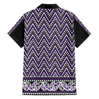 New Zealand Maori Niho Taniwha Family Matching Puletasi and Hawaiian Shirt Waiporopo Mangopare and Puhoro Pattern LT9 - Polynesian Pride
