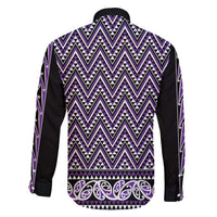 New Zealand Maori Niho Taniwha Family Matching Puletasi and Hawaiian Shirt Waiporopo Mangopare and Puhoro Pattern LT9 - Polynesian Pride