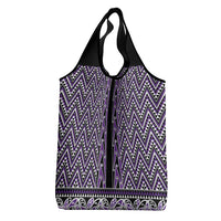 New Zealand Maori Niho Taniwha Grocery Bag Waiporopo Mangopare and Puhoro Pattern LT9 - Polynesian Pride