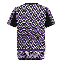 New Zealand Maori Niho Taniwha Rugby Jersey Waiporopo Mangopare and Puhoro Pattern LT9 - Polynesian Pride