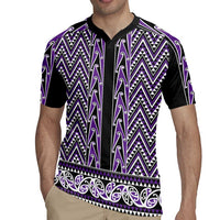 New Zealand Maori Niho Taniwha Rugby Jersey Waiporopo Mangopare and Puhoro Pattern LT9 - Polynesian Pride