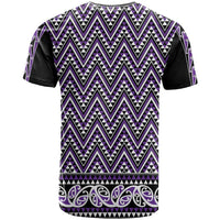 New Zealand Maori Niho Taniwha T Shirt Waiporopo Mangopare and Puhoro Pattern LT9 - Polynesian Pride