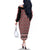 New Zealand Maori Niho Taniwha Family Matching Off The Shoulder Long Sleeve Dress and Hawaiian Shirt Whero Mangopare and Puhoro Pattern
