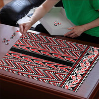 New Zealand Maori Niho Taniwha Puzzle Whero Mangopare and Puhoro Pattern - Polynesian Pride