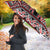 New Zealand Maori Niho Taniwha Umbrella Whero Mangopare and Puhoro Pattern - Polynesian Pride