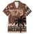 Personalised Bula Fiji 679 Family Matching Off Shoulder Maxi Dress and Hawaiian Shirt Fijian Tagimoucia Masi Tapa Art