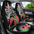 Personalised Samoa 685 Car Seat Cover Teuila Flower With Black Samoan Tattoo