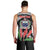 Personalised Samoa 685 Men Tank Top Teuila Flower With Black Samoan Tattoo