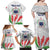 Personalised Samoa 685 Family Matching Off Shoulder Maxi Dress and Hawaiian Shirt Teuila Flower With White Samoan Tattoo