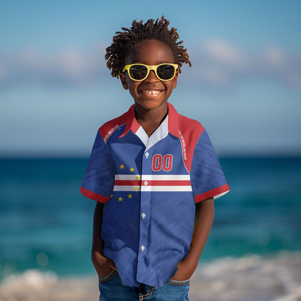 Cape Verde Atlantic Stars Custom Kid Hawaiian Shirt Football 2026 Supporter