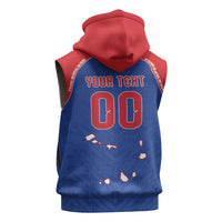 Cape Verde Atlantic Stars Custom Sleeveless Zip Hoodie Football 2026 Supporter