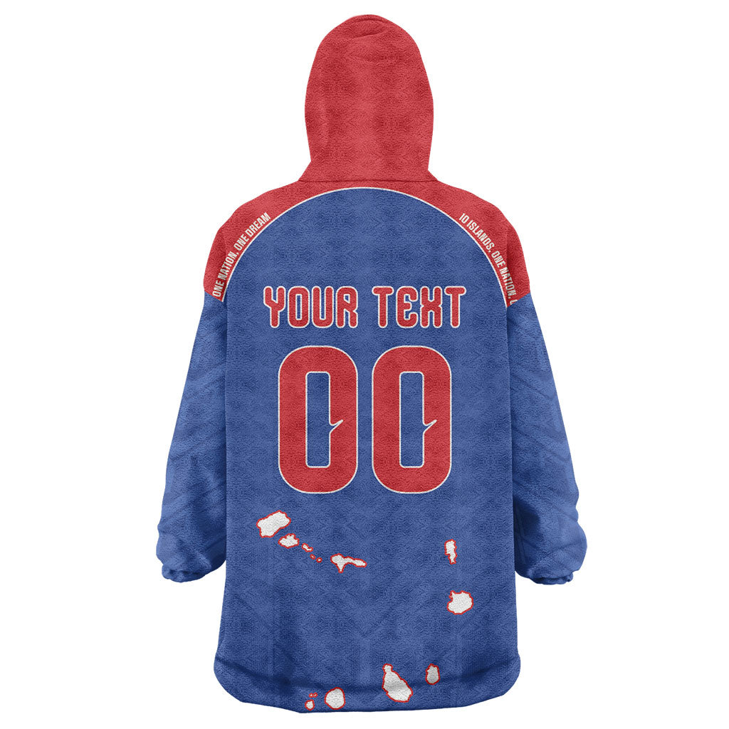 Cape Verde Atlantic Stars Custom Wearable Blanket Hoodie Football 2026 Supporter