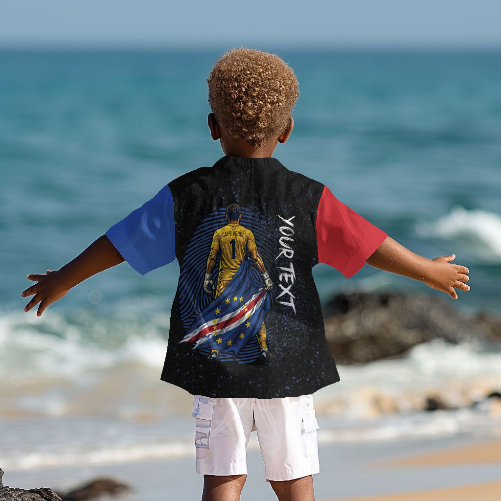 Cape Verde Goalkeeper Personalized Kid Hawaiian Shirt 40 Years Old 27 Shots Zero Goals Vintage
