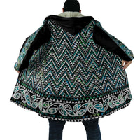 New Zealand Maori Niho Taniwha Cloak Papua Shell - Mangopare Puhoro Pattern