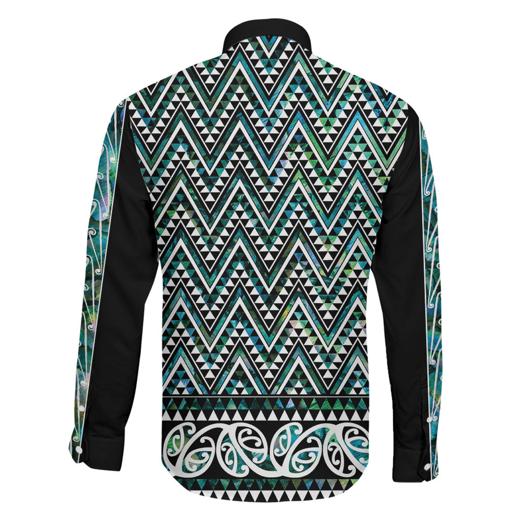 New Zealand Maori Niho Taniwha Family Matching Summer Maxi Dress and Hawaiian Shirt Papua Shell - Mangopare Puhoro Pattern