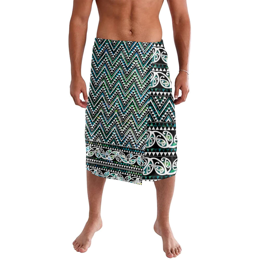 New Zealand Maori Niho Taniwha Lavalava Papua Shell - Mangopare Puhoro Pattern