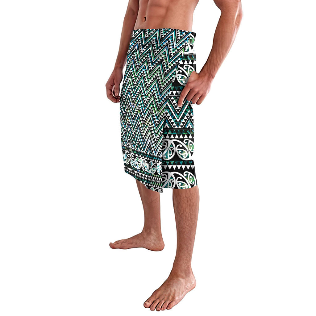 New Zealand Maori Niho Taniwha Lavalava Papua Shell - Mangopare Puhoro Pattern