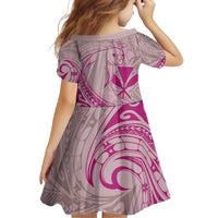 Hawaii Monk Seal and Map Family Matching Off Shoulder Maxi Dress and Hawaiian Shirt Polynesian Kanaka Maoli Pink Vibe LT9 - Polynesian Pride