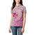 Hawaii Monk Seal and Map Women Polo Shirt Polynesian Kanaka Maoli Pink Vibe