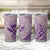 Hawaii Monk Seal and Map Tumbler Cup Polynesian Kanaka Maoli Violet Vibe