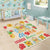 Kawaii Turtle Area Rug Aloha Hibiscus Flowers