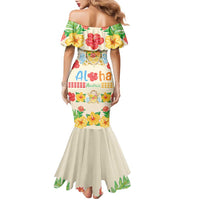 Kawaii Turtle Family Matching Mermaid Dress and Hawaiian Shirt Aloha Hibiscus Flowers LT9 - Polynesian Pride